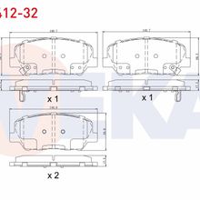 Bosch Hyundai i30 1.6GDI 2011-2016 Ön Fren Balatası