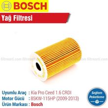 Bosch Kia Pro Ceed 1.6 CRDI 2008 2013 Filtre Bakım Seti
