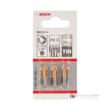 Bosch Max Grip PZ2Rx25 mm 25'li Vidalama Ucu