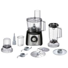 Bosch MCM3201B 1000 W Hız Kapasiteli 1.2 lt Hazneli Mutfak Robotu Siyah
