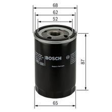 Bosch Nissan Micra 1.2i 2005-2010 Yağ Filtresi