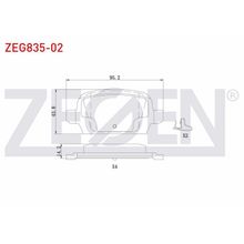 Bosch Opel Combo C 1.3 CDTI 2004-2012 Ön Fren Balatası