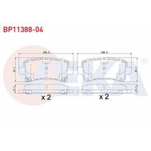 Bosch Opel Insignia 2.0 CDTI 2008-2018 Arka Fren Balatası