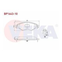 Bosch Peugeot 206 1.4 2003-2006 Ön Fren Balatası