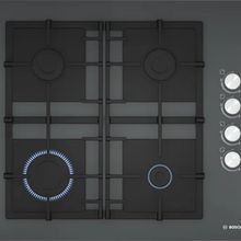 Bosch POP6C9O92O 60 cm Serie 2 Sert Cam Antrasit Gri Gazlı Ocak