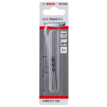 Bosch Professional 2 Adet 2 mm Gri Metal Matkap Uçları