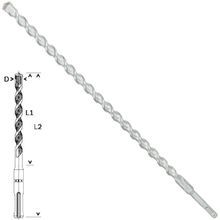 Bosch SDS Plus 1 Taş ve Beton 16x400x460mm Matkap Ucu