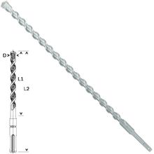 Bosch SDS Plus 1 Taş ve Beton 18x400x460mm Matkap Ucu