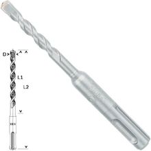 Bosch SDS Plus 1 Taş ve Beton 6x50x110mm Matkap Ucu