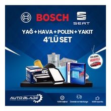 Bosch Seat Leon 1.6 2003 2006 BCB Filtre Bakım Seti