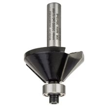 Bosch Standard Seri Ahşap İçin 8x11x45 mm Çift Oluklu Sert Metal Bilya Yataklı Pah Açma Frezesi