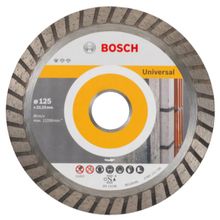 Bosch Standart Serisi Tüm Malzemeler İçin Turbo Segman 125x22.23x2x10 mm Elmas Kesme Diski
