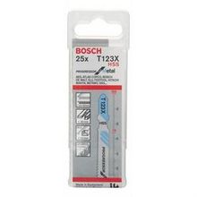 Bosch T 123 XF Kademeli Artan Dişli Metal İçin 25'li Dekupaj Testeresi Bıçağı