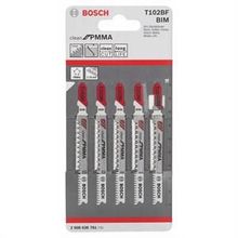 Bosch T102BF 5'li Paket Dekupaj Testeresi Bıçağı