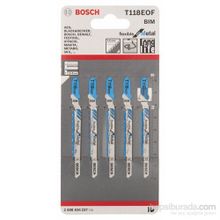 Bosch T118EOF 5'li Paket Dekupaj Testeresi Bıçağı