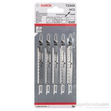 Bosch T234X 5'li Paket Dekupaj Testeresi Bıçağı