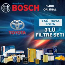 Bosch Toyota Avensis 1.8 2010 2012 Filtre Bakım Seti