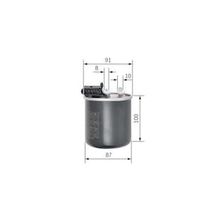 Bosch V Class W447 14 Vito W447 14 Yakıt Filtresi