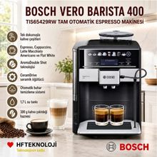 Bosch Vero Barista 400 Tam Otomatik Espresso Makinesi - Siyah - Inox