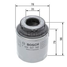 Bosch Volkswagen Beetle 1.2 TSI 2011-2016 Yağ Filtresi