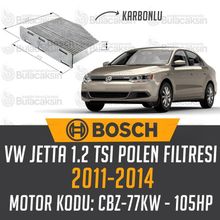 Bosch Volkswagen Jetta 1.2 TSI 2011-2014 Polen Filtresi