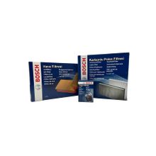 Bosch VW Caravelle 1.9 TDI 2005-2010 Hava Yağ Karbonlu Polen Filtre Bakım Seti