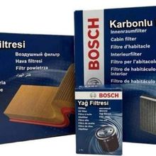 Bosch VW Scirocco 1.4 TSI 122 HP Hava Yağ Karbonlu Polen Filtre Bakım Seti