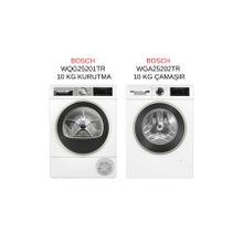 Bosch WGA25202TR Çamaşır Makinesi + WQG25201TR Çamaşır Kurutma Makinesi