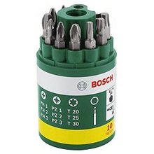 Bosch Yeşil 10 Adet Vidalama Ucu Seti