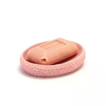 Bosphorus Pembe Petek Desenli Poliresin Sabunluk