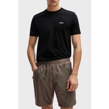 Boss 50506373 001 Siyah Bisiklet Yaka Erkek T-shirt