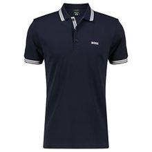 Boss Koyu Mavi Paddy Curved Polo Erkek T-shirt