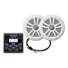 Boss MCKGB450W.6 Audio Systems USB Aux Girişli Bluetoothlu Hoparlörlü Marin Teyp Seti