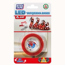 Boss Tape 10 mm 6 mt Şeffaf Led Yapıştırma Bandı
