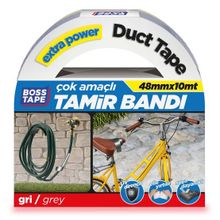 Boss Tape 48 mm 10 mt Gri Duck Tape Tamir Bandı