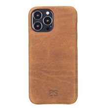 Bouletta F360 G19 Apple iPhone 13 Pro Max Uyumlu Deri Arka Kapak