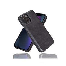 Bouletta F360 RST1 Siyah Apple iPhone 13 Deri Siyah Cep Telefonu Arka Kapak