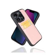 Bouletta FXCP NU2 Apple iPhone 14 Pro Deri Pembe Cep Telefonu Arka Kapak