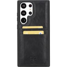 Bouletta FXCP RST1 Samsung Galaxy S23 Plus Deri Siyah Cep Telefonu Arka Kapak