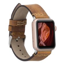 Bouletta G19-BA7 Apple Watch 38-40-41 mm Taba Uyumlu Deri Kordon