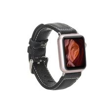 Bouletta NM1-AS1 42-44-45 mm Siyah Apple Watch Uyumlu Deri Kordon