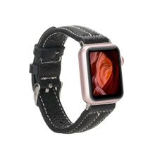 Bouletta NM3-AS1 42-44-45 mm Siyah Apple Watch Uyumlu Deri Kordon