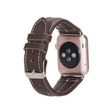 Bouletta NM3-AS3 Apple Watch 42-44-45 mm Kahve Uyumlu Deri Kordon