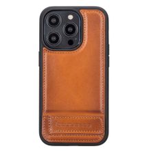 Bouletta RST2E Apple iPhone 14 Pro Deri Standlı Taba Cep Telefonu Arka Kapak