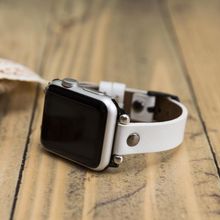 Bouletta ST F3 38-40-41 mm Beyaz Apple Watch Uyumlu Deri Kordon