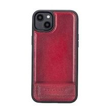 Bouletta V4EF Apple iPhone 14 Plus Deri Standlı Taba Cep Telefonu Arka Kapak