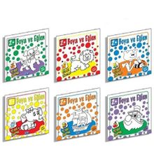 Boya ve Eğlen Seti - 6 Kitap Takım - Parıltı Yayınları