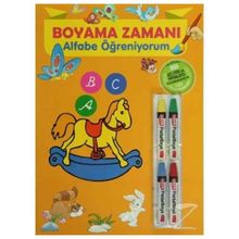 Boyama Zamanı Alfabe Öğreniyorum - Parıltı Komisyon Kollektif Heyet-Kurul-Komisyon