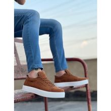 Bpm BA0104 Taba Süet Beyaz Taban Erkek Spor Ayakkabı
