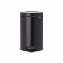 Brabantia 001-01-BO Matt Black Pedallı 12 lt Çöp Kutusu